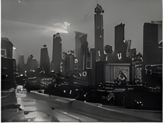 The city